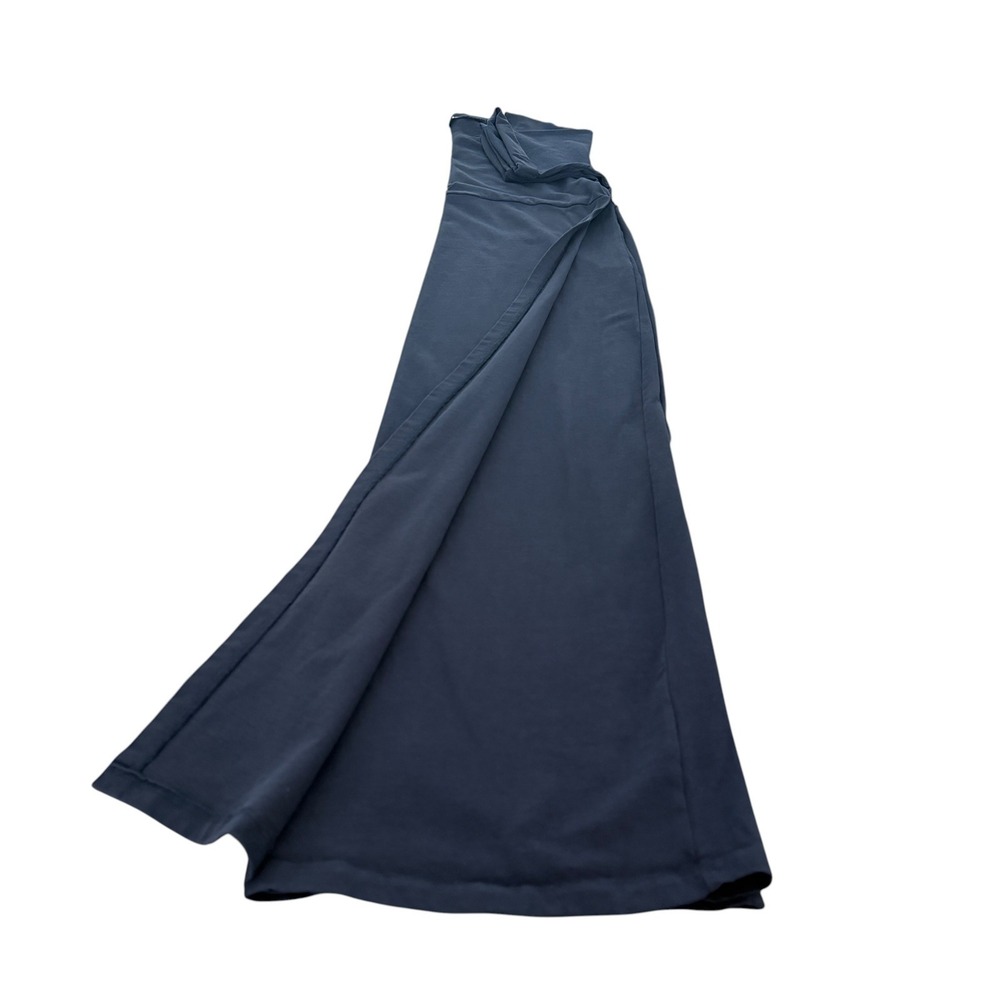 Tuckernuck Sawyer Wrap Maxi Dress L Navy Cotton Casual Minimalist Quiet Luxury - Picture 5 of 11